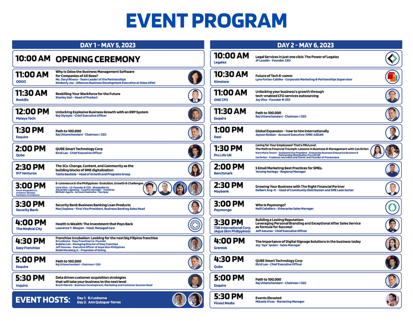 13th PHILSME Expo Event Program