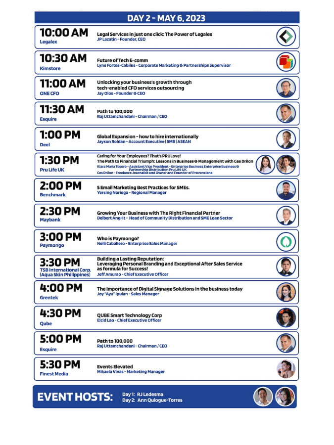 Mobile - 13th PHILSME Expo Event Program Day 2