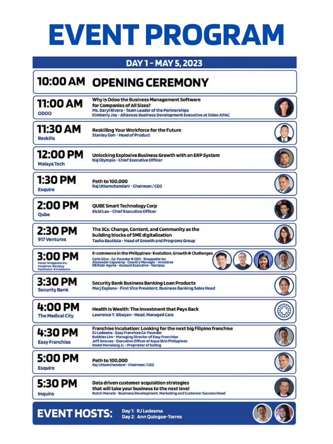 Mobile - 13th PHILSME Expo Event Program Day 1