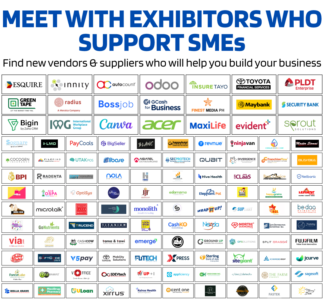 Meet with Exhibitors that Support SMEs